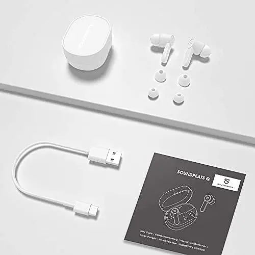 Наушники TWS SoundPEATS Q White - фото 9