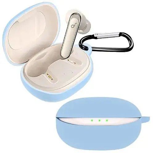 Чохол-накладка DK Silicone Candy Friendly з карабіном Anker SoundCore Life P3 (lilac)
