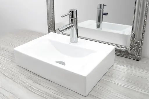 Змішувач для умивальника Rea Tess chrom низький REA-B8801 Хром - фото 6