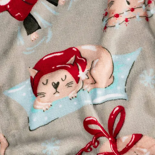 Плед Ardesto Flannel 160х200 см рождественские котики (ART0120PB) - фото 3