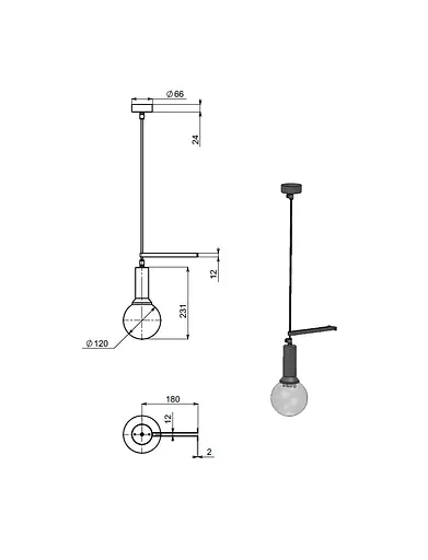 Подвес Hitch, PikArt арт. 23706 Белый - фото 3
