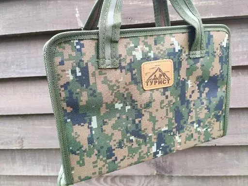 Туристичний набір FB-A 16 в 1 (фляги, миски, ложки, вилки, кружки) у сумці - фото 2