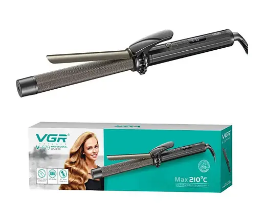 Плойка для волосся VGR V-579 з керамічним покриття 25 мм температурний діапазон 130-210 °C 50 Вт - фото 8
