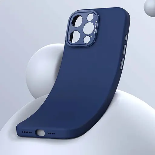Чохол Silicone Nillkin LensWing Prop Magnetic для Apple iPhone 16 Pro 6.3 Синій/Blue - фото 7