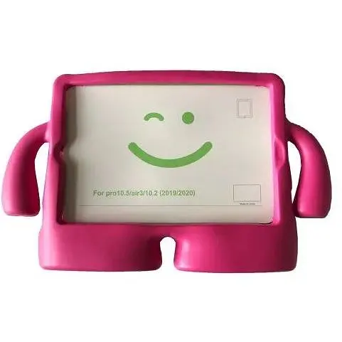 Чехол противоударный с ручками для Apple iPad 5/6/9.7 2017/2018 розовый - фото 1