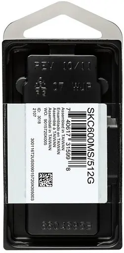Накопичувач SSD 256GB Kingston KC600 mSATA SATAIII 3D TLC (SKC600MS/256G) - фото 8