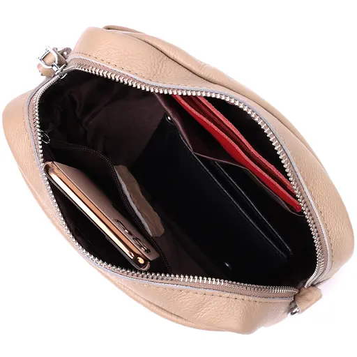 Жіноча шкіряна сумка Vintage 21х13х7.5 см sum0024768 - фото 5