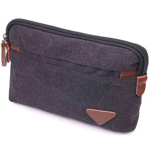 Комфортная мужская барсетка текстильная Vintage 24х16х3 см sum0021445 - фото 1