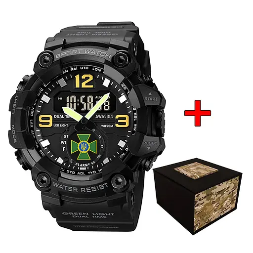 Наручные часы мужские 003BKDPS ДПС Чорные + Коробка. Awarder acs0031913