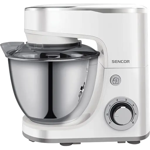 Миксер планетарный Sencor 1300Вт белый