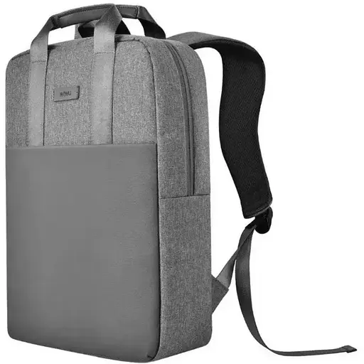 Рюкзак для ноутбука Wiwu Minimalist Backpack 15.6 Grey - фото 1