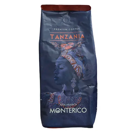 Кава зернова Monterico Tanzania 100 % Arabica 1 кг