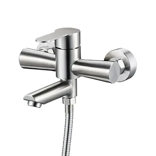 Смеситель для ванны Solone JAT3-A094 с душевым набором Нержавеющая сталь 30412 - фото 3