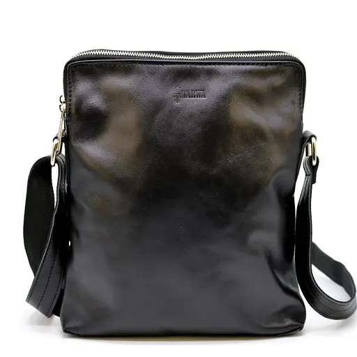 Чоловіча шкіряна сумка через плече TARWA 27х28х6 см sum0025368 - фото 1