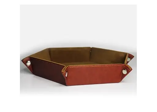 Настільна гра Games 7 Days Лоток для кубиків Hexagon dice tray - Brown (g7dhexdt03) - фото 6