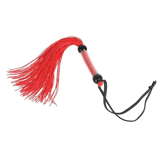 Кнут красный, ручка из шариков FLOGGER, 39 см - фото 2