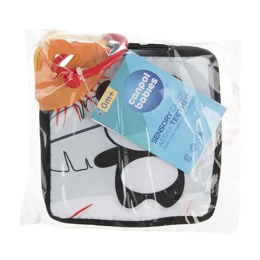 Сенсорные мягкие карточки Canpol babies BabiesBoo с прорезывателем для зубов (68/096) - фото 5