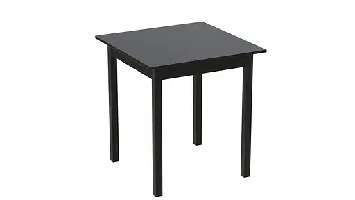 Стіл кухонний Ferrum-decor Дієго 75x90x90 Чорний ДСП Сосна Кембра 16мм (FRD-105722) - фото 4