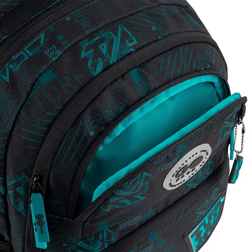 Рюкзак GoPack Education 175M-6 Future Черно-голубой (GO26-175M-6) - фото 10