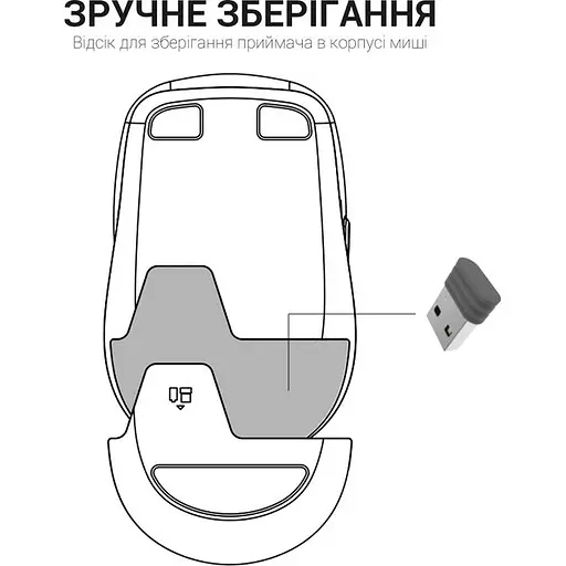 Мышь OfficePro M315B Wireless Black [144316] - фото 14