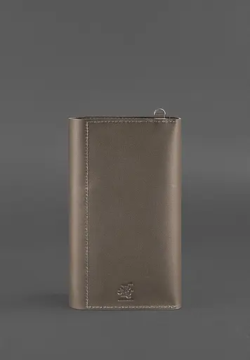 Кожаный клатч-органайзер (Тревел-Кейс) 5.0 темно-бежевый - фото 5