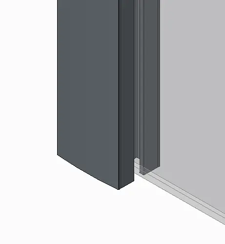 Шторки стеклянные на ванну Koer SR BS04-95x140-TR-07 прозрачное стекло 6 мм, graphite KR5404, Универсальная, прозрачный, графит - фото 3