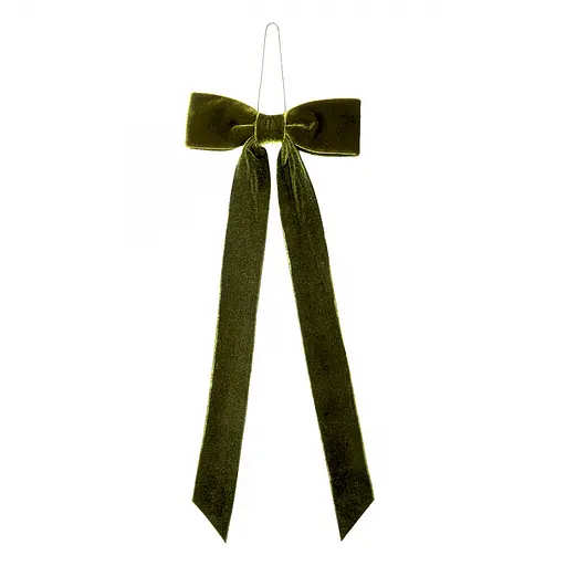 Украшение декоративное Yes! Fun Бант 38x16 см темно-зеленое (975093)