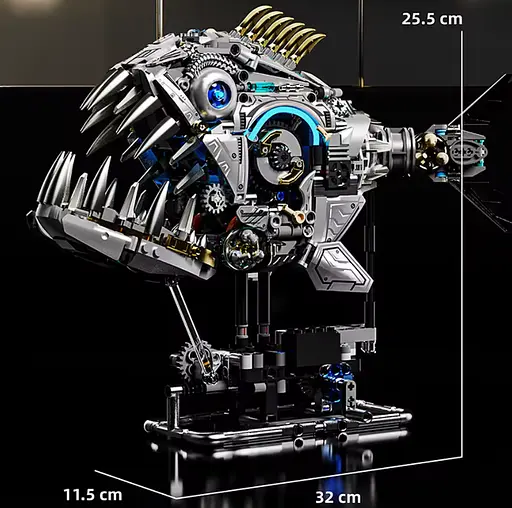 Конструктор піранія MJI механічний двосторонній живий світ 1085 деталей - фото 3