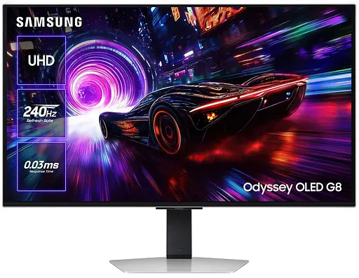 Монитор 32" Samsung Odyssey G81SF QD-OLED UHD OLED 240Hz (LS32FG812SIXUA) - фото 1