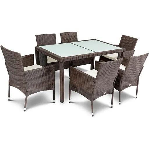 Садовая мебель Di Volio Verona 6+1 коричневая