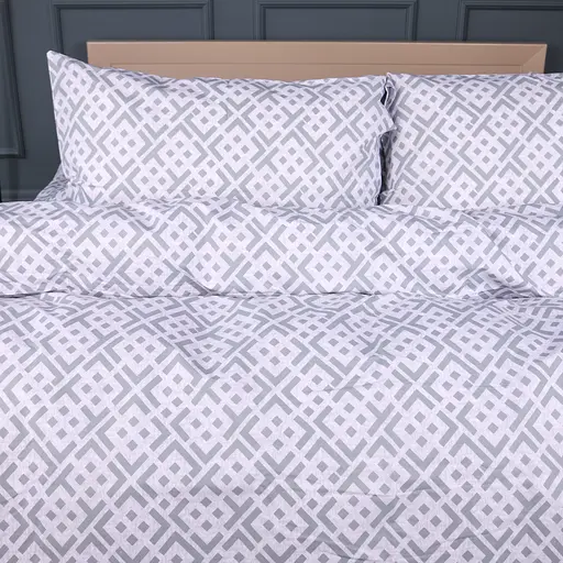 Комплект постільної білизни Ranforce Elite MIRSON Abstract Gray 110х140см (2200013164425) - фото 2