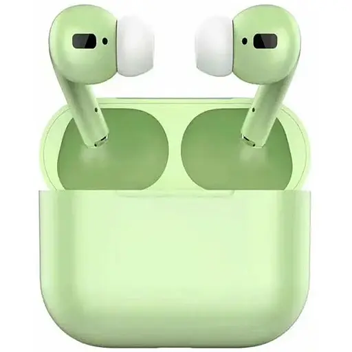 Навушники бездротові TWS pod 3 вакуумні з боксом для зарядки Green (au208)