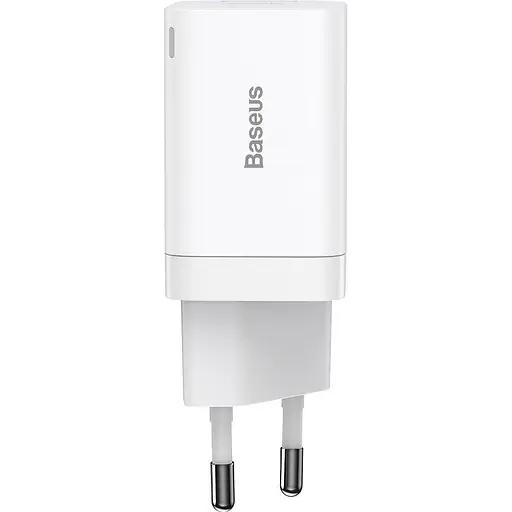Зарядное устройство для Baseus Super Si Pro Quick Charger C+U 30W White (CCSUPP-E02) - фото 3