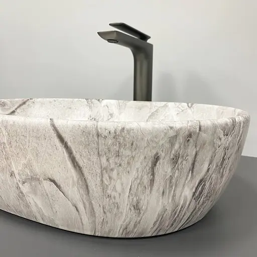 Умивальник VBI Modena S stone накладний VBI-012002, Сірий - фото 3