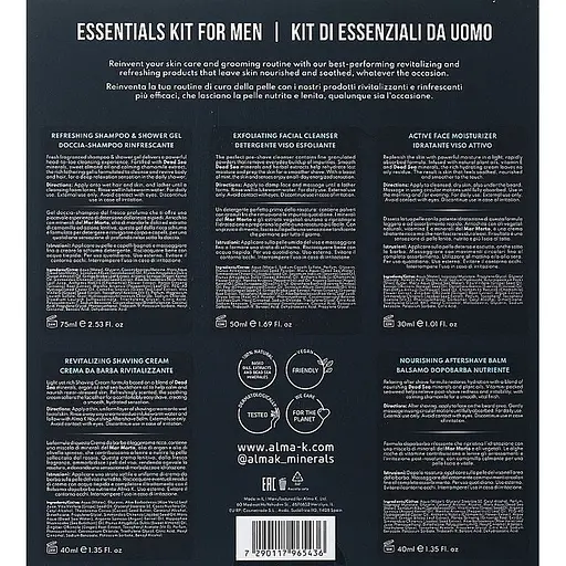 Набор для мужчин Alma K Restore Essentials 75 мл/50 мл/30 мл/40 мл/40 мл - фото 4