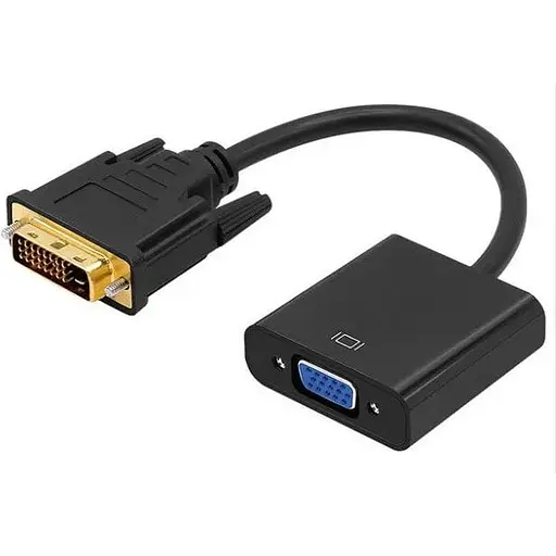 Перехідник DVI to VGA 0.25 м чорний