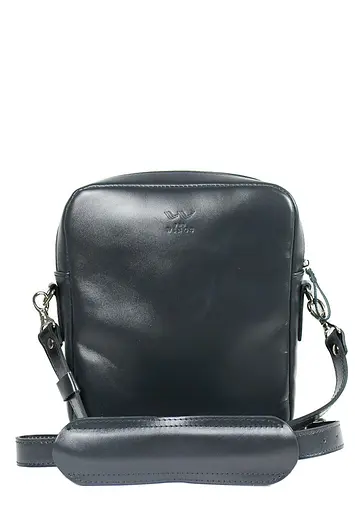 Шкіряна сумка Challenger S синя - фото 2