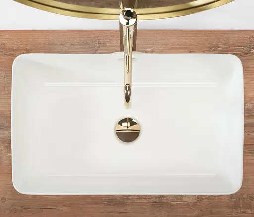 Умивальник Rea Berta 55 накладний білий REA-U5055, Білий - фото 5