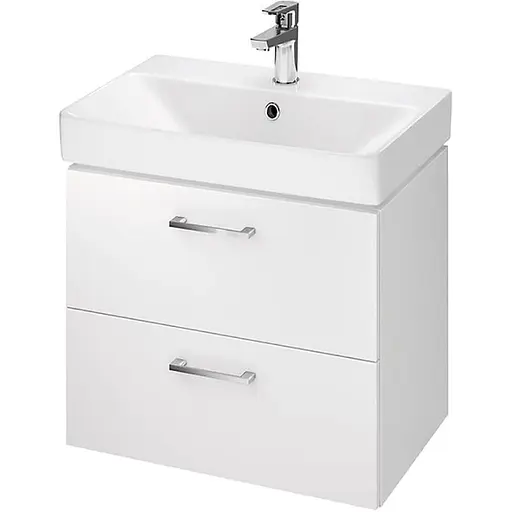 Тумба з умивальником Cersanit Lara Mille Slim 50 Білий S801-356 - фото 1