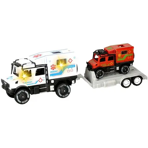 Набор автомобилей скорой помощи Cars S с прицепом в ассортименте (CJ-4512172) - фото 2