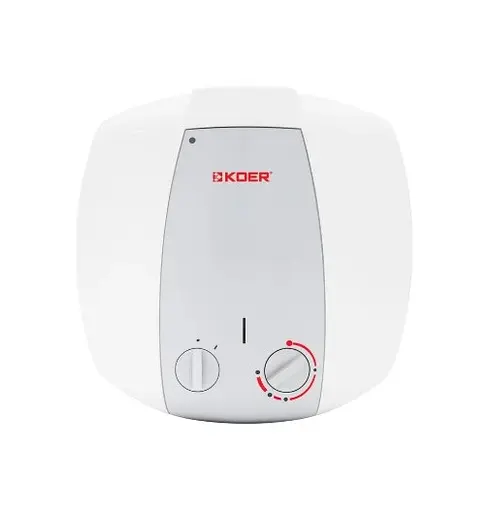 Водонагреватель Koer KWH.E04-15VWO 1500 Вт мокрый ТЭН, 15 л, квадратный, вертикальный, над мойкой, белый (EK0104) - фото 1