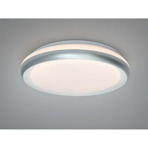 Світлодіодна люстра Diasha сіра 34 Вт до 6 м² - фото 1