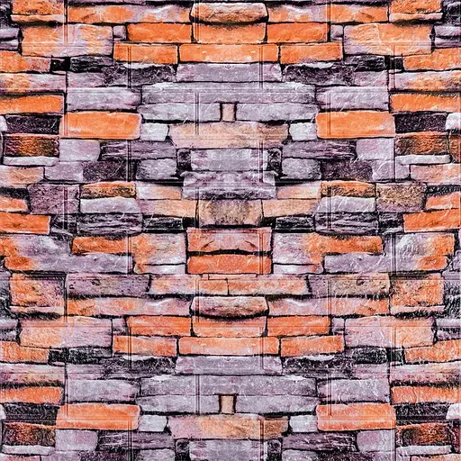 Декоративная 3D панель 700х770х6мм Кирпич Екатеринославский песчаник (045) SW-00000044 - фото 1