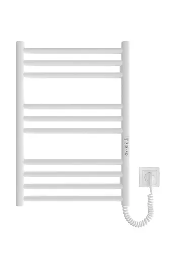 Электрический полотенцесушитель HF Greenwich 570x430 white matte 6.1.0300.06.WM, Белый матовый, универсальное (коннектор), Электронный - фото 2