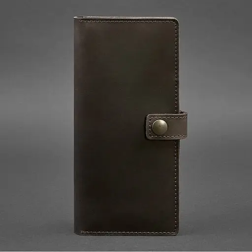 Кожаный Тревел-кейс (органайзер для документов) 6.0 темно-коричневый - фото 5