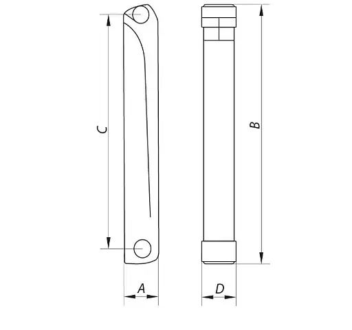 Радіатор біметалічний Koer 100 Bimetal-200 (KR2872) - фото 3