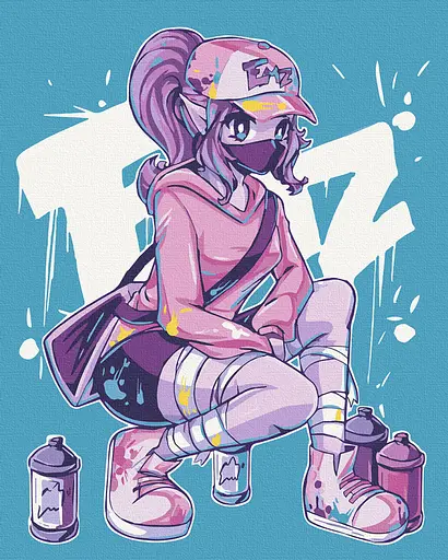 Картина за номерами. Art Craft "Style girl" 40 * 50 см 10218-AC