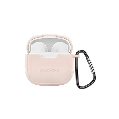 Наушники беспроводные Borofone BW29 Charm true wireless BT headset TWS розовые - фото 4