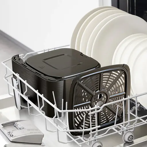 Аерогриль Tefal Easy Fry Mega Compact чорний 1700 Вт (EY8618E0) - фото 3