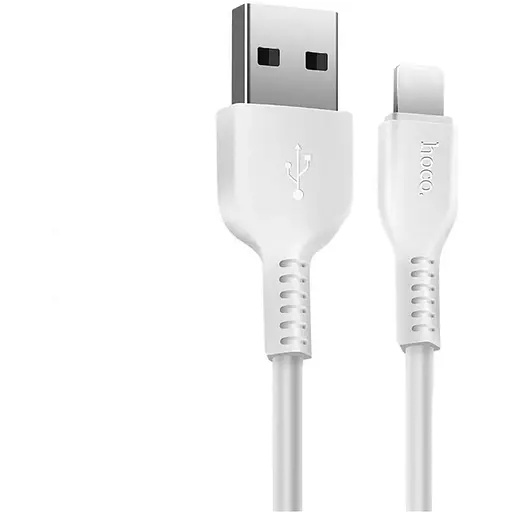 Кабель Hoco X20 Flash Lightning charging cable L-2 м Білий